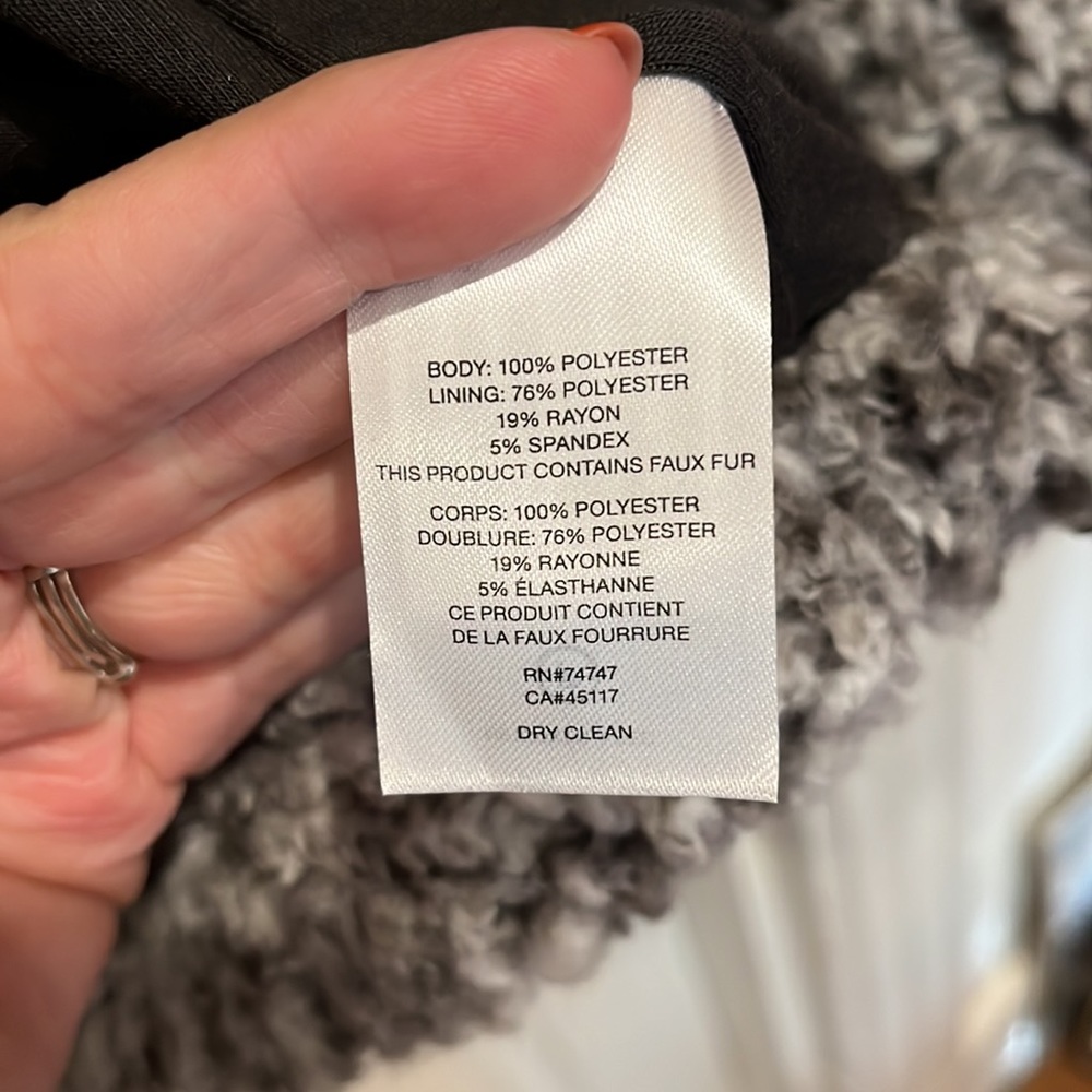 Natural reflections marled gray cozy vest - Picture 4 of 5